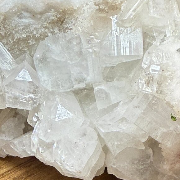 Rare Apophyllite Heulandite Crystal Cluster Spiritual Stone Specimen - Picture 5 of 10